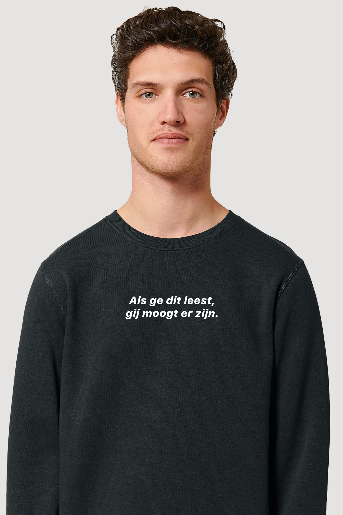 Gij moogt er zijn | Sweater (LAATSTE STUK - GROEN)