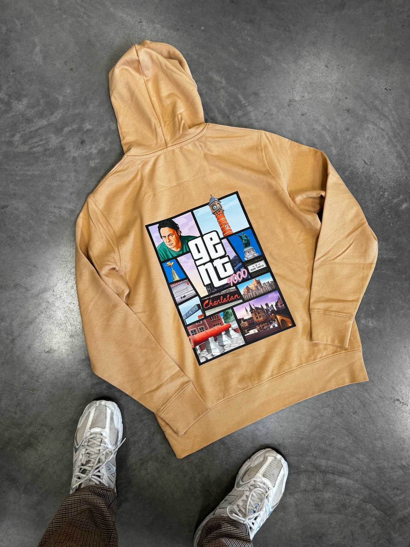 Gent Collectie | Premium Hoodie (LAATSTE STUK - LATTE LARGE)