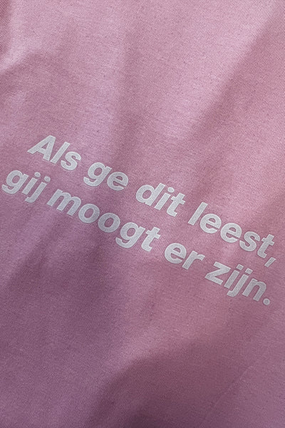 Gij moogt er zijn | Sweater (LAATSTE STUK - GROEN)